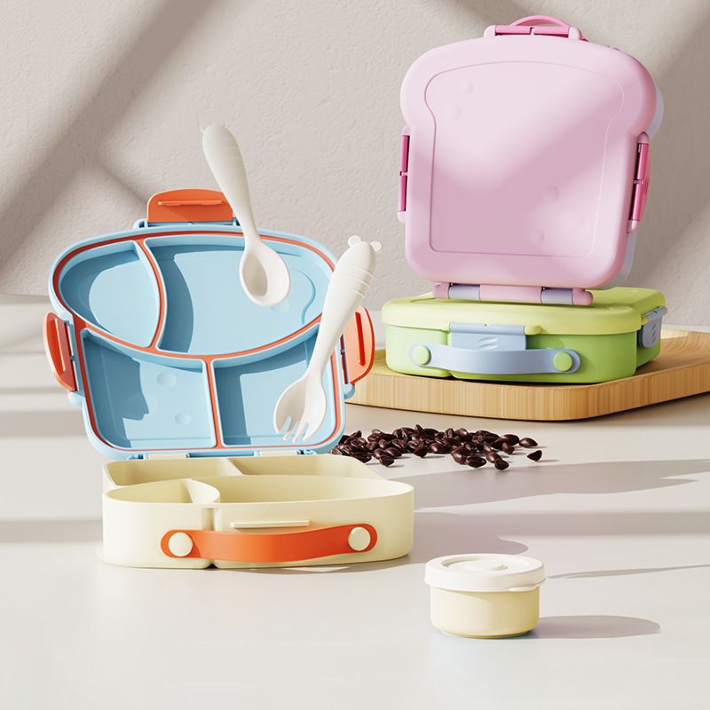Wholesale PP+PE+ Silicone Rubber Bento Lunch Box, Microwave Safe Bento Box