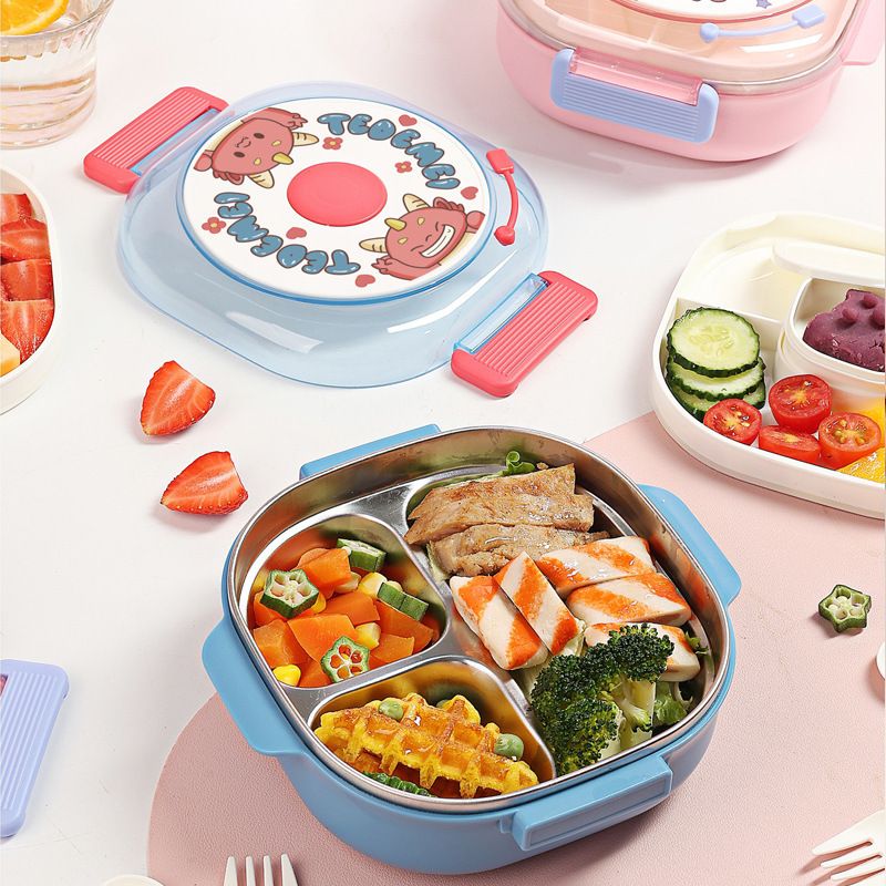 Wholesale 304 Stainless Steel Bento Lunch Box, Cartoon Leak-Proof Lunch Container