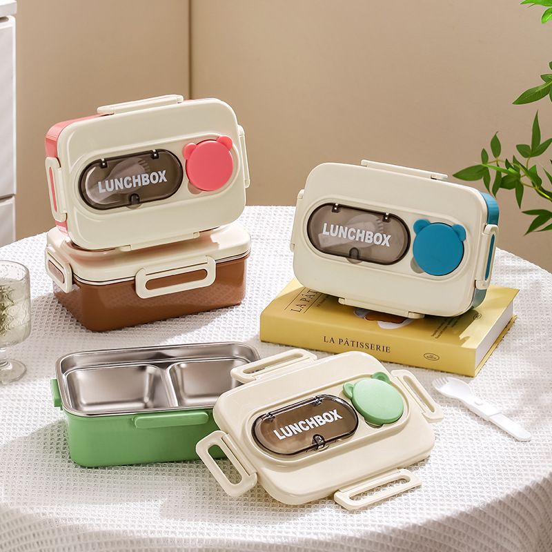 Wholesale 304 Stainless Steel Bento Lunch Box, Leak-Proof Lunch Container