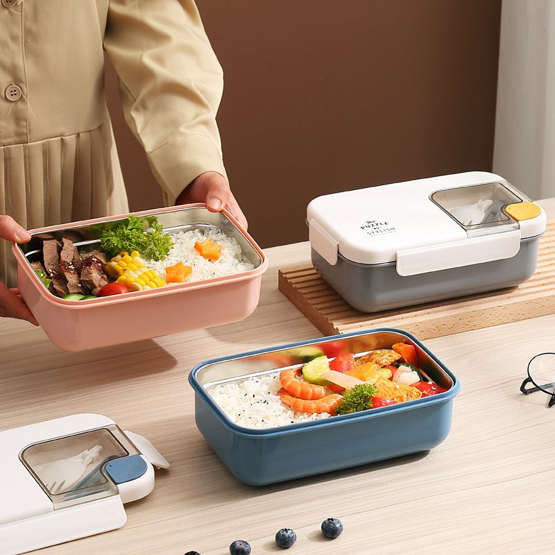 Wholesale 304 Stainless Steel Bento Lunch Box, Leak-Proof Lunch Container