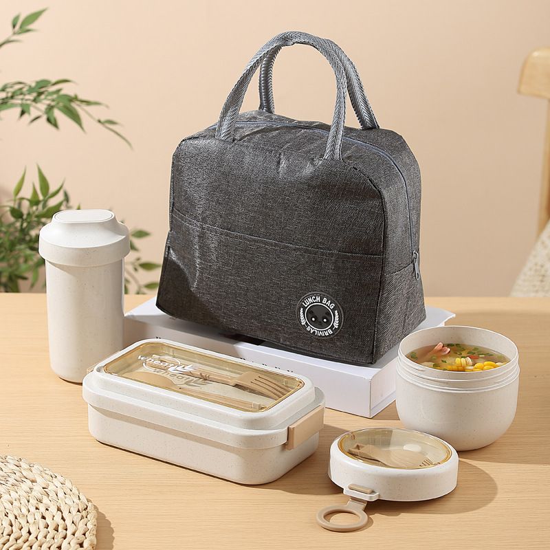 Wholesale Wheat Fiber /PP/AS/ Silicone Bento Lunch Box, Leak-Proof Lunch Container