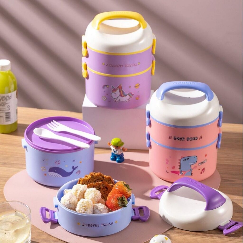 Wholesale Plastic Bento Lunch Box, for School and Office