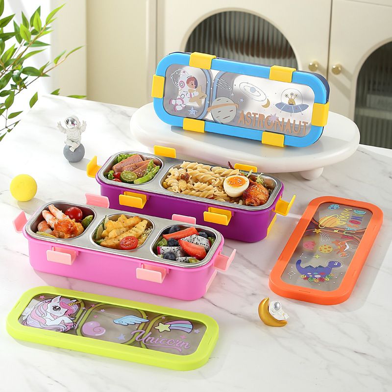 Wholesale 304 Stainless Steel Bento Lunch Box, Portable Meal Prep Container