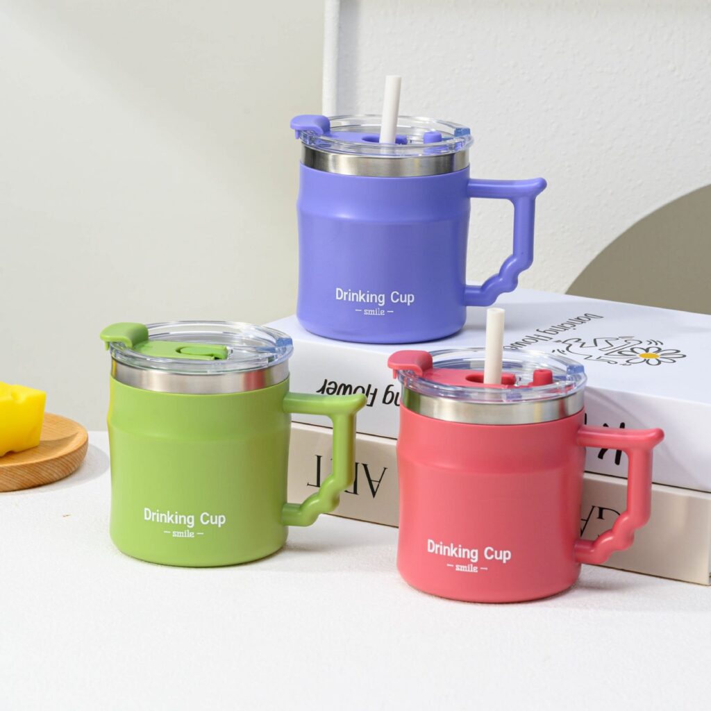 Wholesale 304 Stainless Steel Kids Water Cup, Minimalist Kids Drinking Cup for School