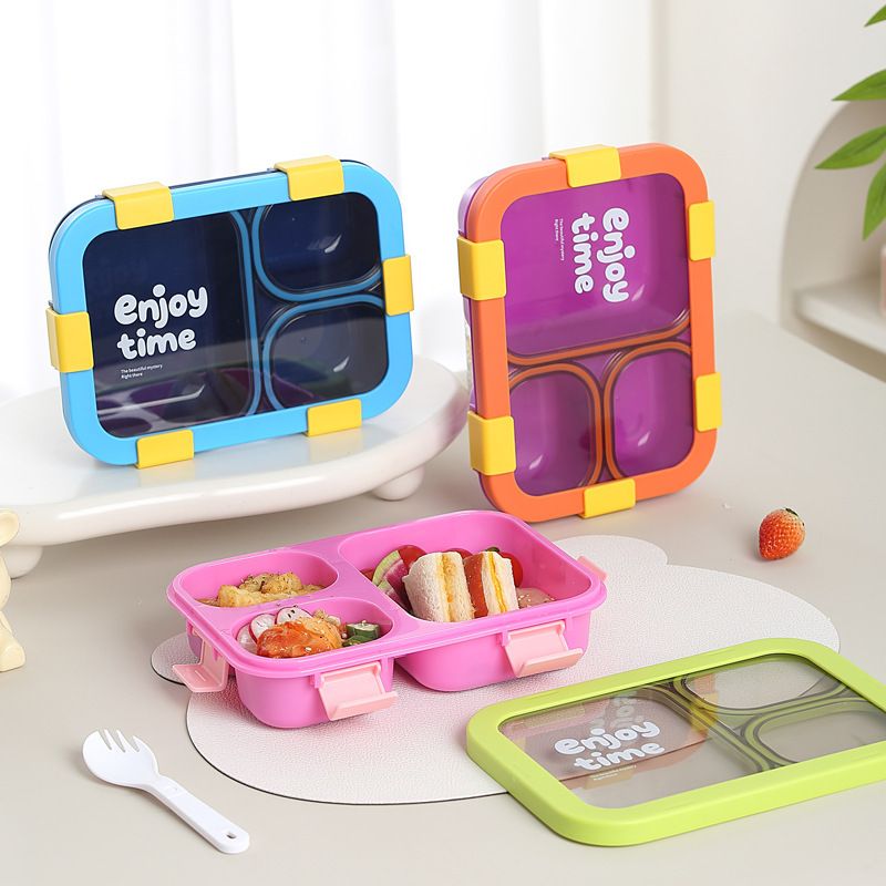 Wholesale Food-Grade PP Bento Lunch Box, for Travel and Picnics