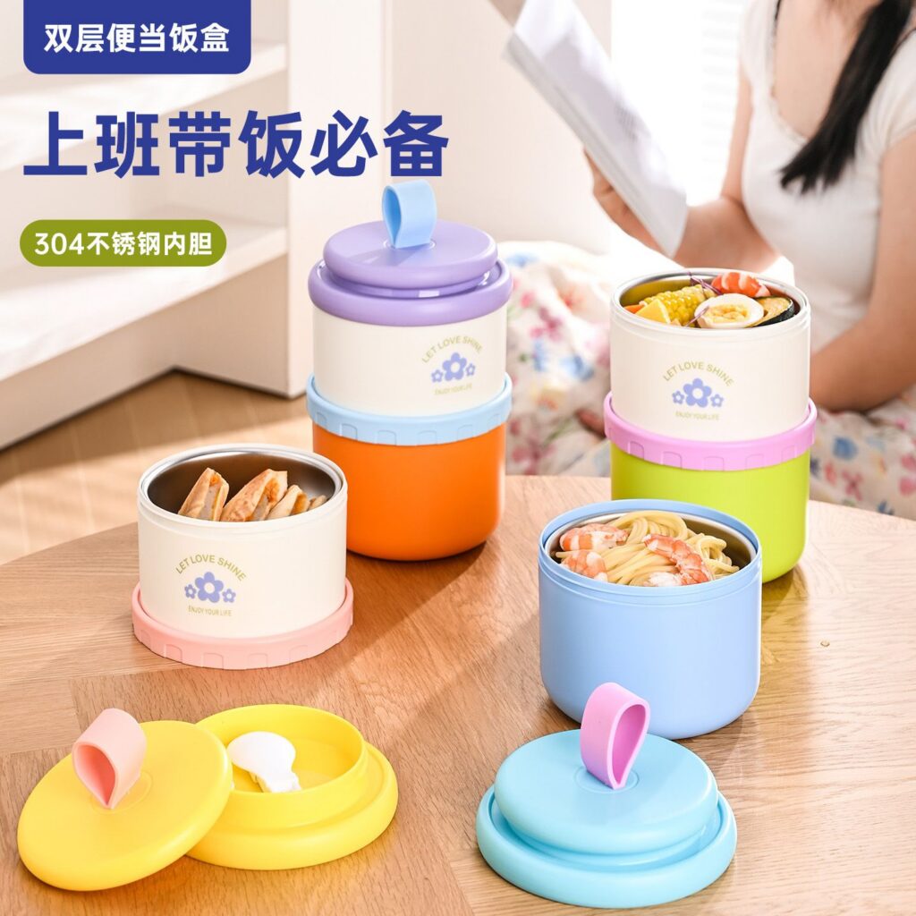 Wholesale 304 Stainless Steel Bento Lunch Box, for School and Office, Cartoon