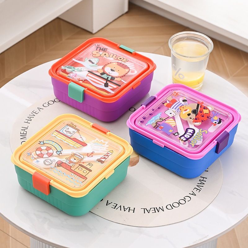 Wholesale Food-Grade PP Bento Lunch Box, Portable Meal Prep Container