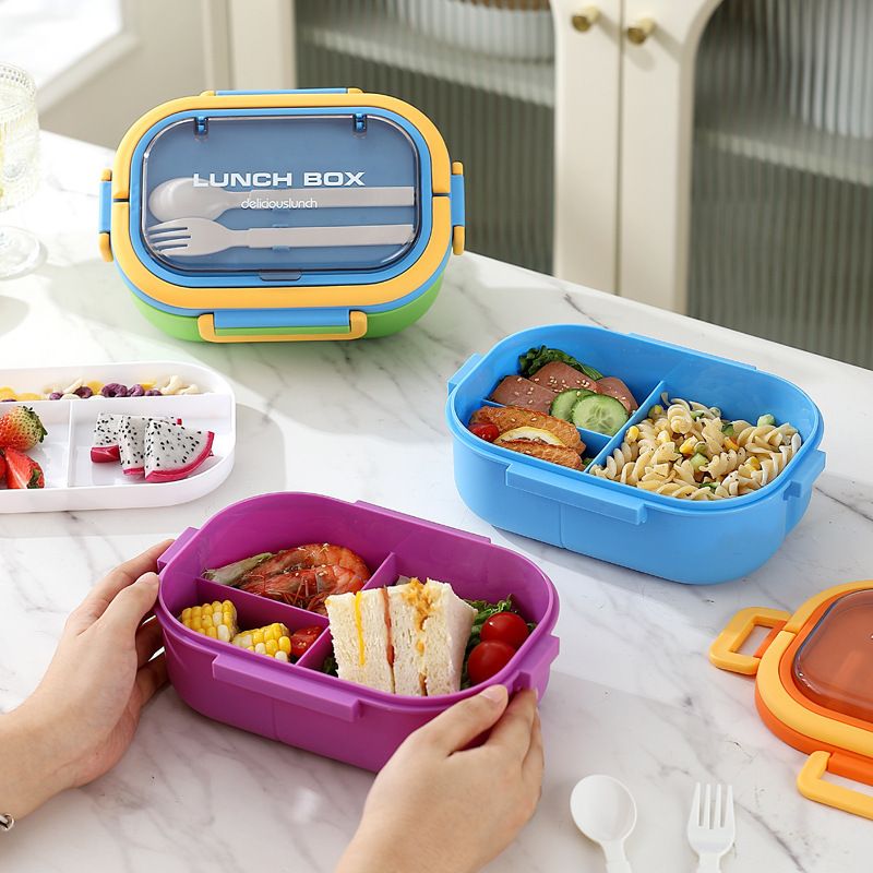 Wholesale Food-Grade PP Bento Lunch Box, Compartment