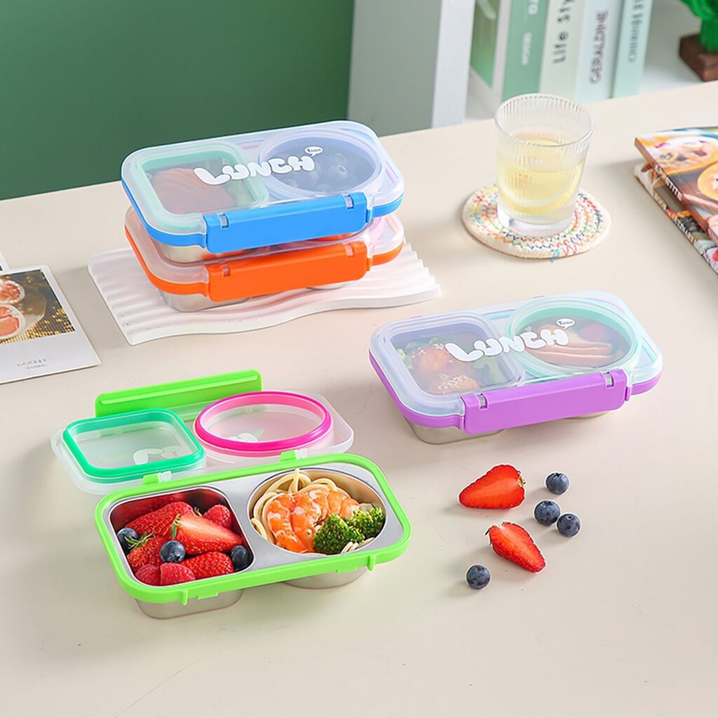 Wholesale 304 Stainless Steel Bento Lunch Box, Microwave Safe Bento Box