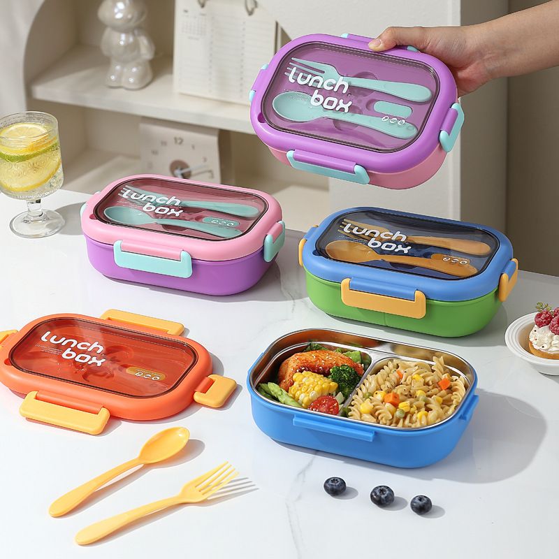 Wholesale 304 Stainless Steel Bento Lunch Box, Stackable Food Container - 图片 4