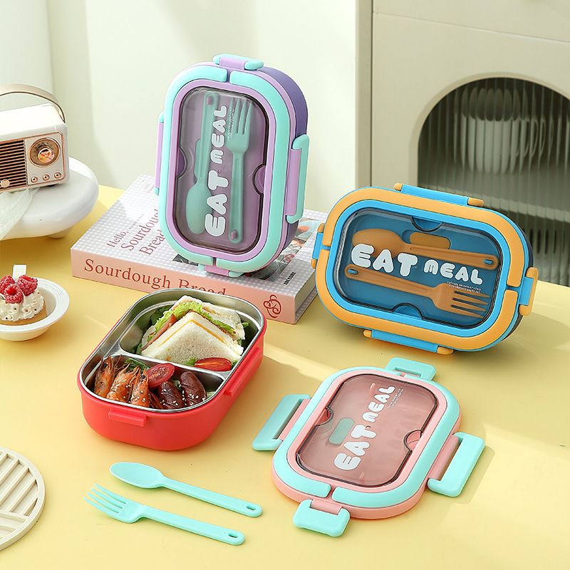 Wholesale 304 Stainless Steel Bento Lunch Box, Compartment