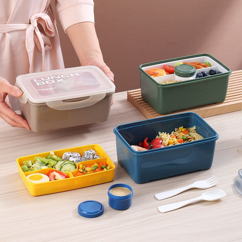 Wholesale Plastic Bento Lunch Box, for Meal Prep Brands