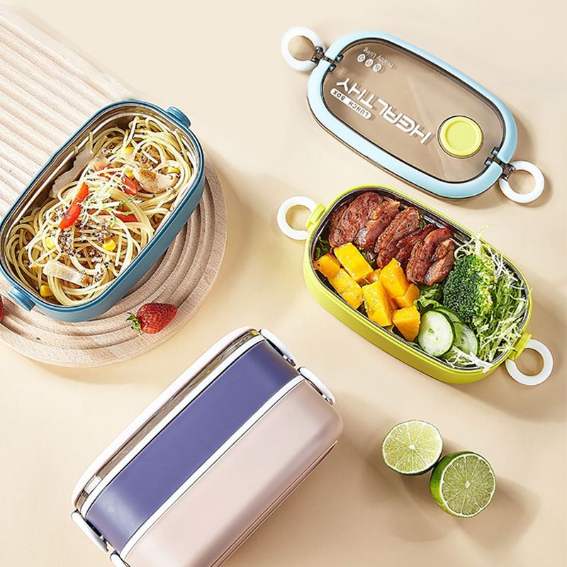 Wholesale Stainless Steel Bento Lunch Box, Portable for School and Office