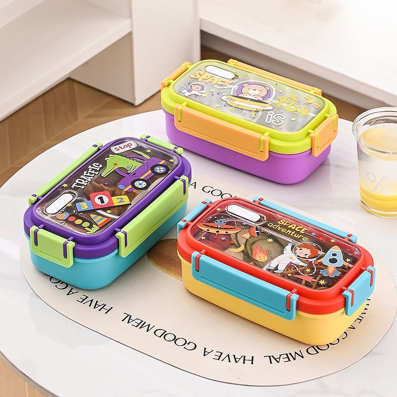 Wholesale 304 Stainless Steel Bento Lunch Box, for Kids and Students, Cartoon