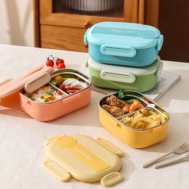 Wholesale 304 Stainless Steel Bento Lunch Box, Leak-Proof Lunch Container