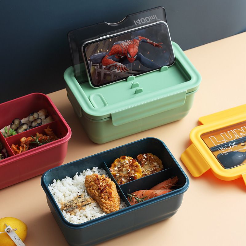 Wholesale Plastic Bento Lunch Box, Stackable Food Container, Student