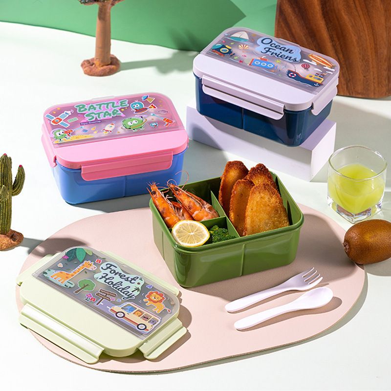 Wholesale Plastic Bento Lunch Box, Compartment - 图片 3