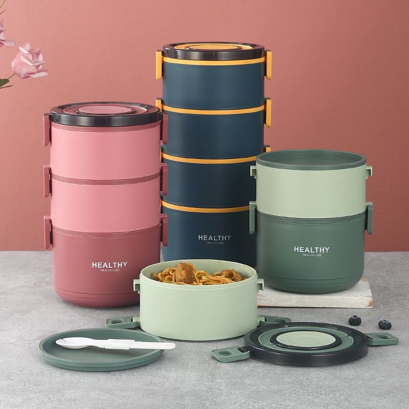 Wholesale 304 Stainless Steel Bento Lunch Box, Stackable Food Container