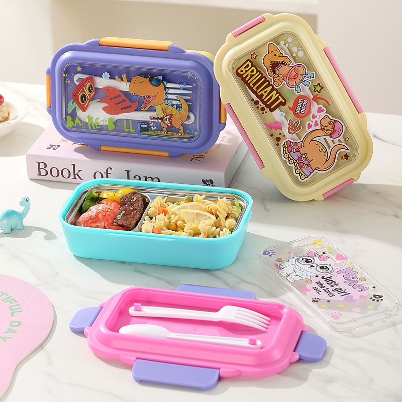 Wholesale 304 Stainless Steel Bento Lunch Box, Compartment