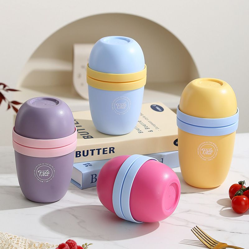 Wholesale Plastic Soup Cup, Heat-Resistant Breakfast Cup