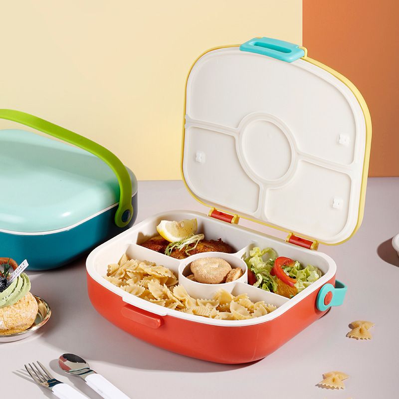 Wholesale Stainless Steel Bento Lunch Box, with Handle for Kids and Students - 图片 4