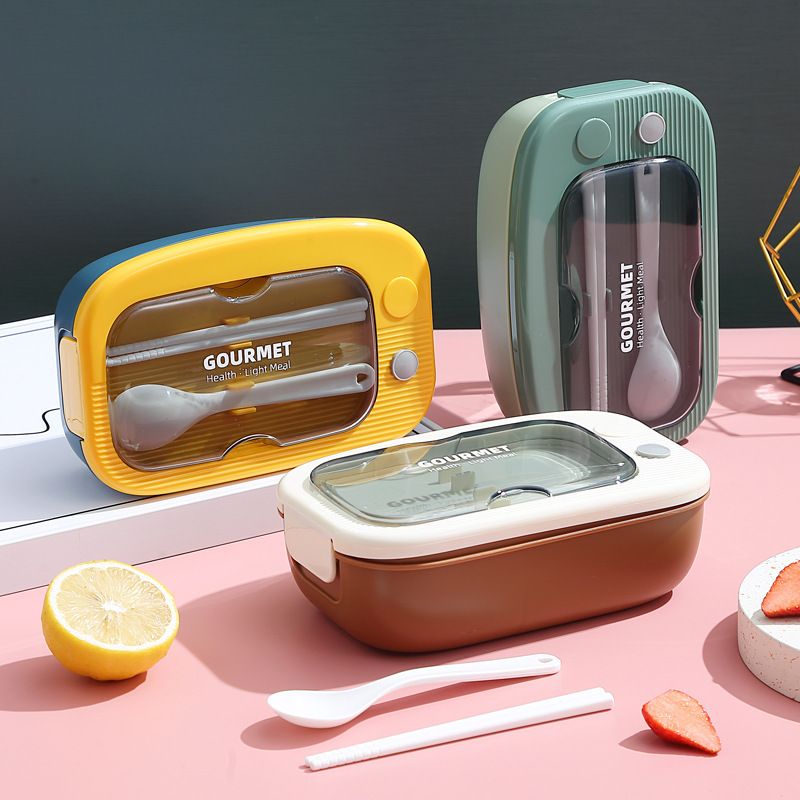 Wholesale PP+AS+ Silicone Bento Lunch Box, Microwave Safe Bento Box, Japanese