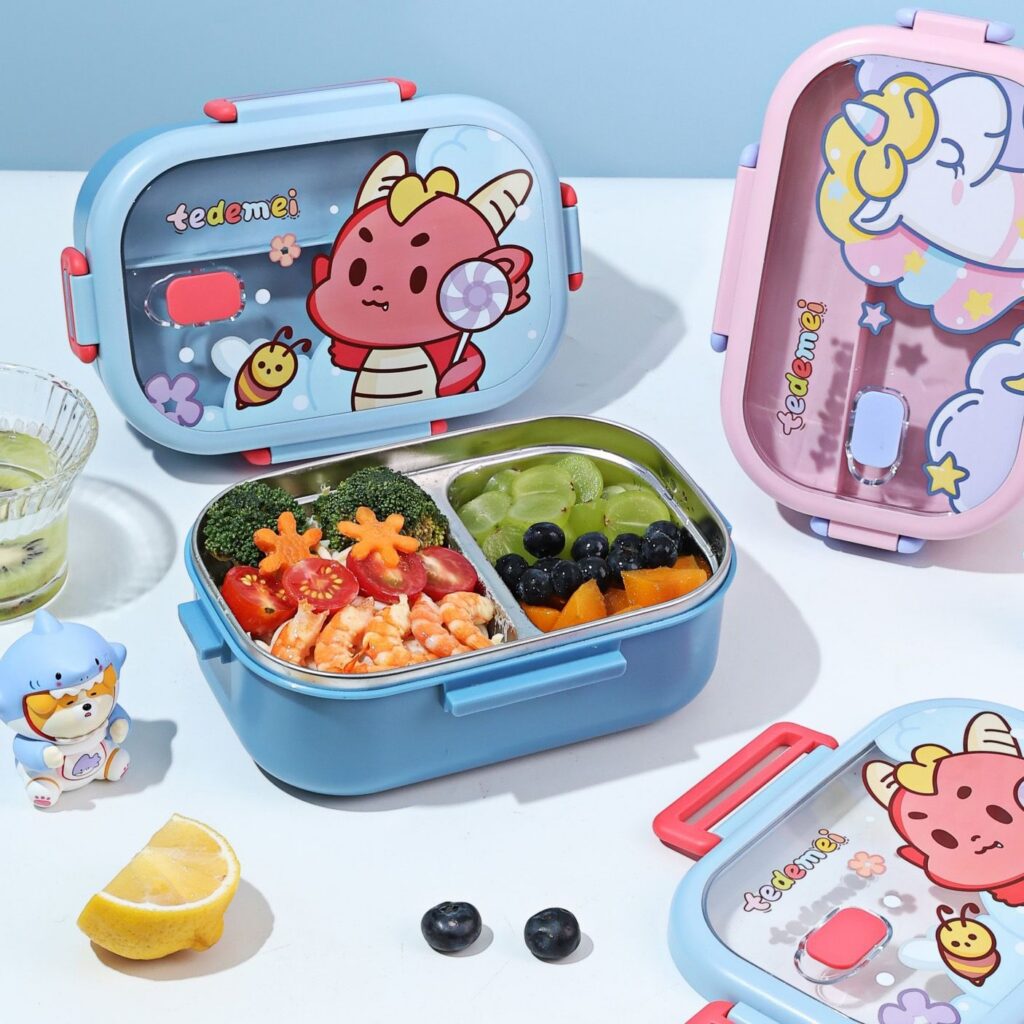Wholesale 304 Stainless Steel Bento Lunch Box, Portable Microwave Safe Bento Box