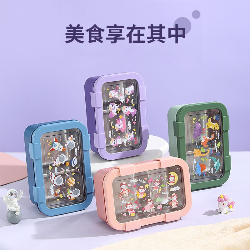 Wholesale 304 Stainless Steel Bento Lunch Box, Portable Meal Prep Container