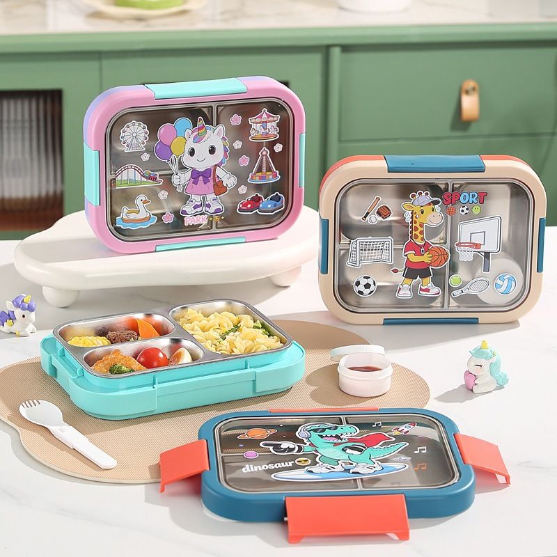 Wholesale Stainless Steel Bento Lunch Box, Stackable Food Container