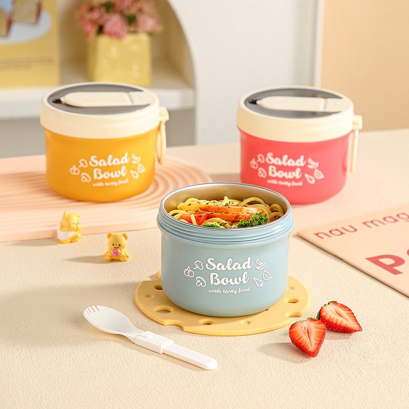 Wholesale 304 Stainless Steel Soup Cup, Round Student Milk Porridge Cup