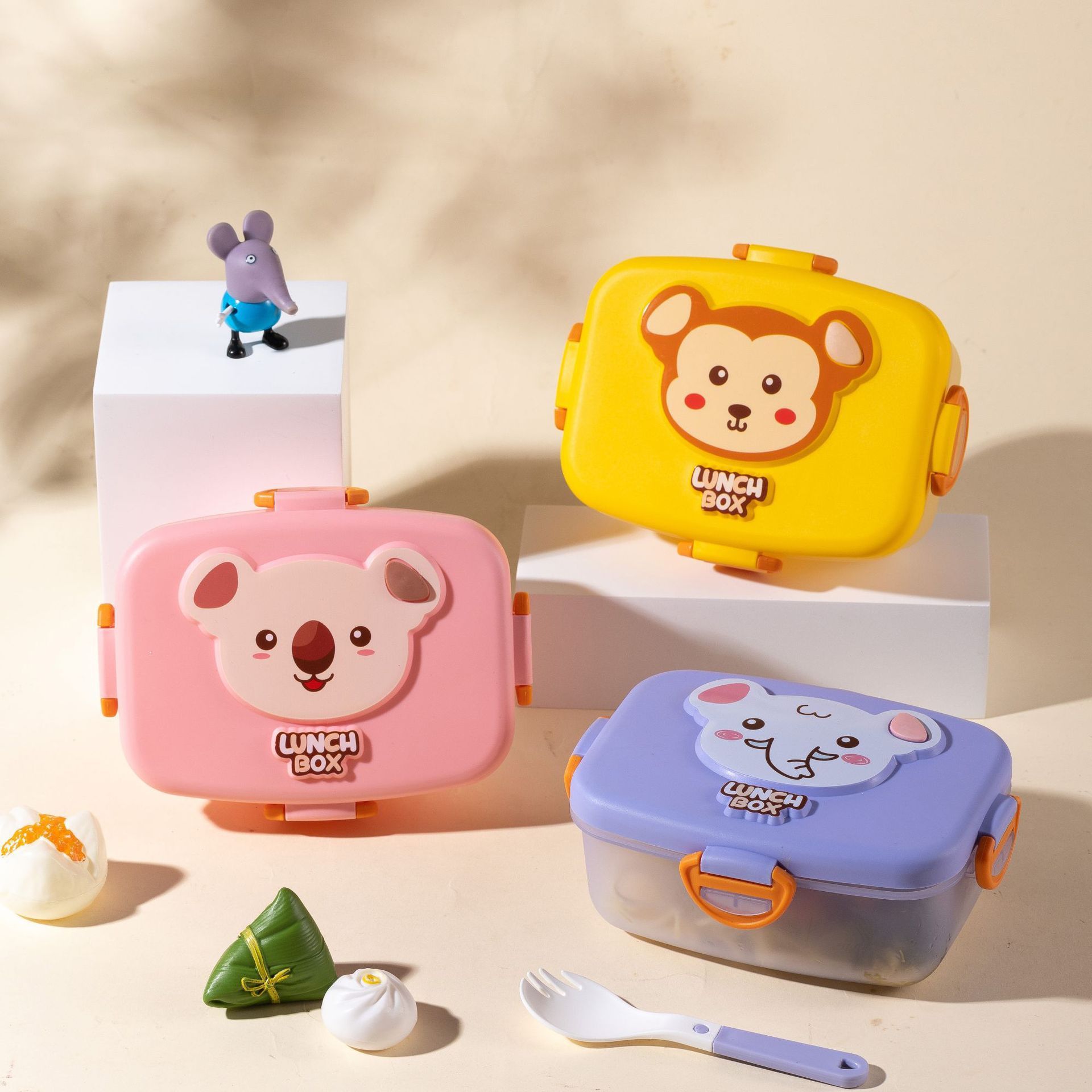 Wholesale Plastic Bento Lunch Box, Transparent for Meal Prep Brands - 图片 4