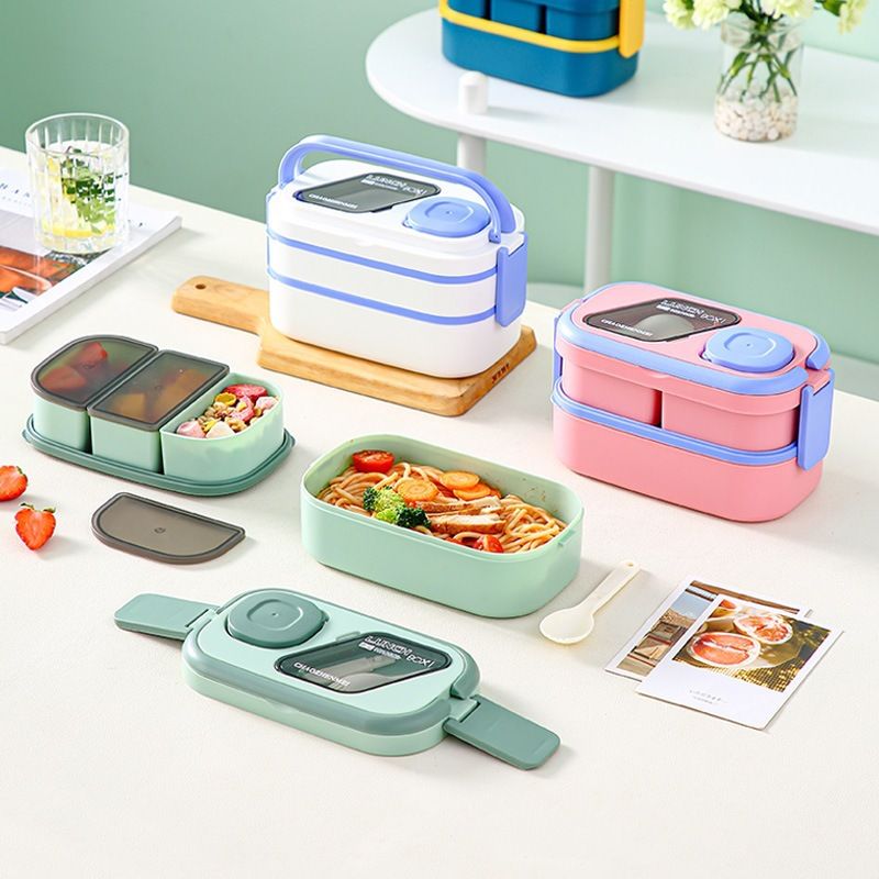 Wholesale Plastic Bento Lunch Box, for Travel and Picnics, Office
