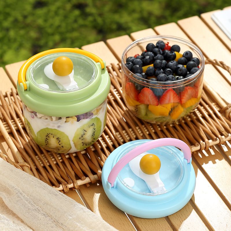 Wholesale PP+ Silicone +AS+ABS Soup Cup, Round Leak-Proof Soup Container