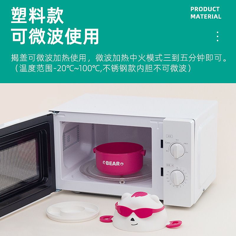 Wholesale Plastic Bento Lunch Box, 2-Layer for Kids and Students - 图片 4