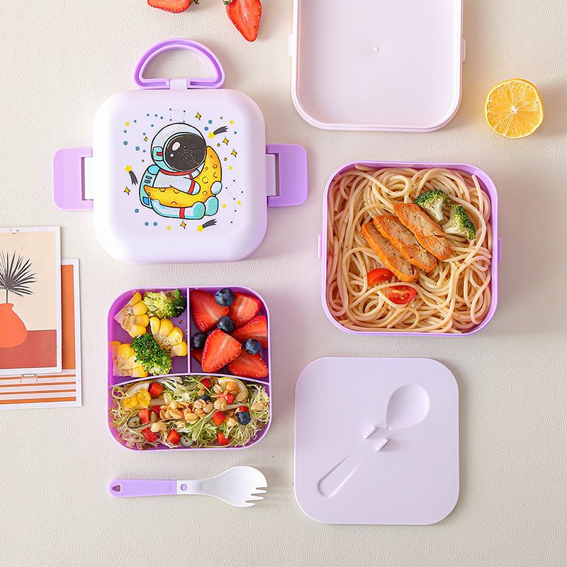 Wholesale PP Bento Lunch Box, Cartoon for Travel and Picnics