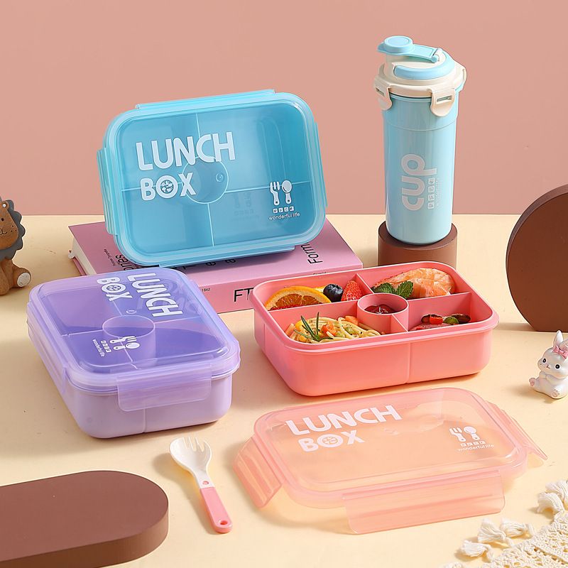 Wholesale Plastic Bento Lunch Box, Leak-Proof Lunch Container