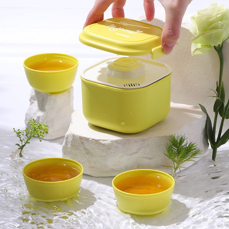 Wholesale Stainless Steel Tea Set, Portable for Outdoor and Travel