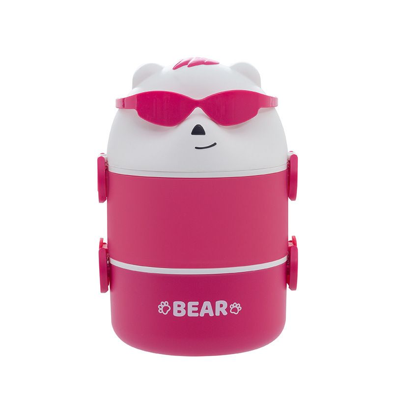 Wholesale Plastic Bento Lunch Box, 2-Layer for Kids and Students - 图片 5