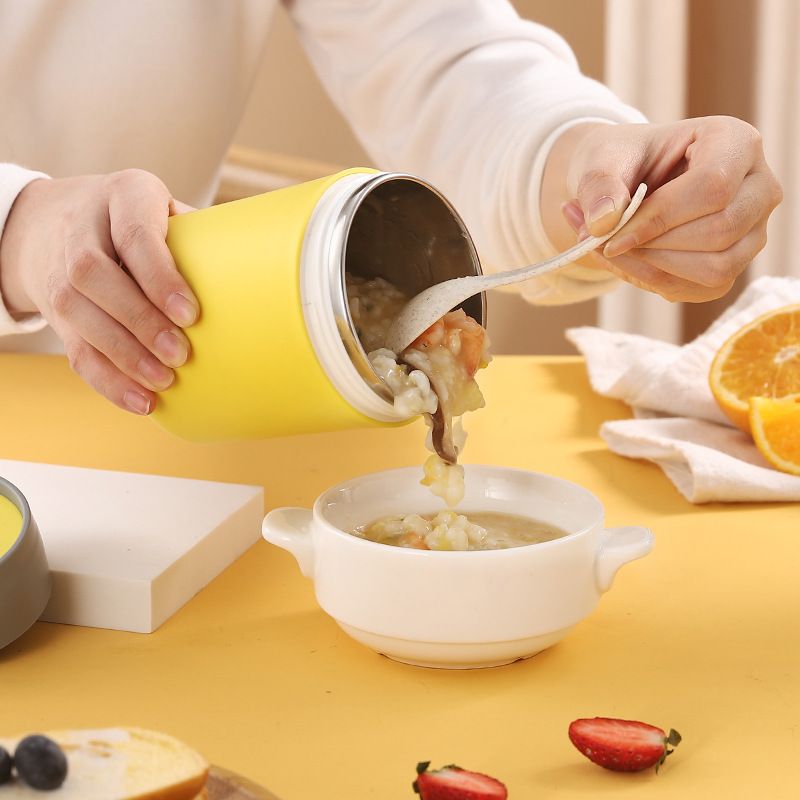 Wholesale 304 Stainless Steel Soup Cup, Microwave Safe Cereal Cup - 图片 4