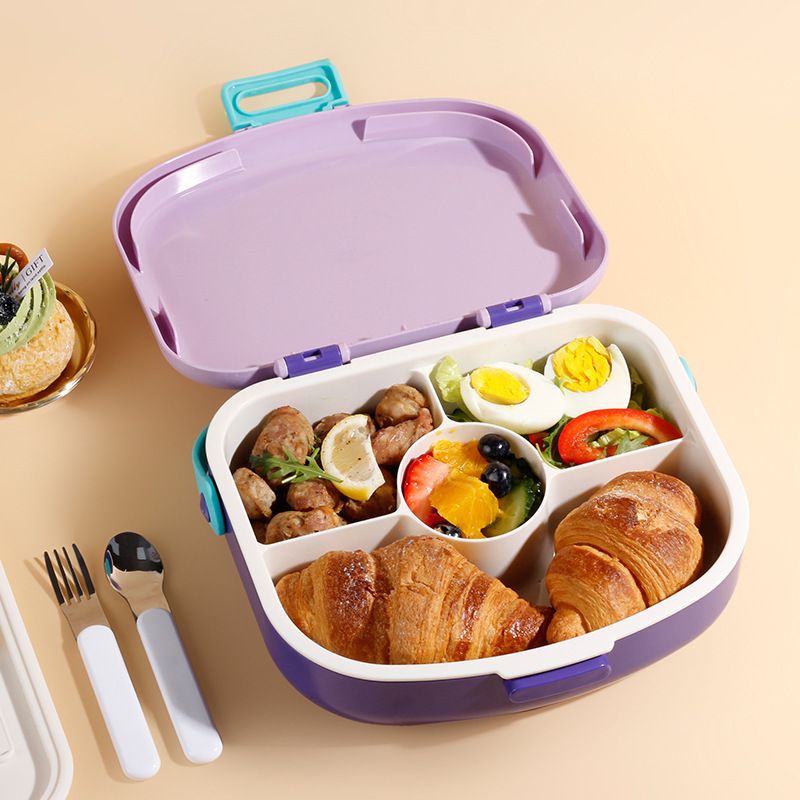Wholesale Stainless Steel Bento Lunch Box, with Handle for Kids and Students - 图片 3