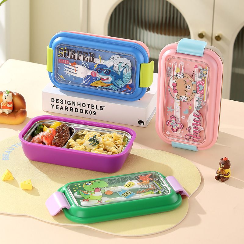 Wholesale Plastic Bento Lunch Box, for School and Office
