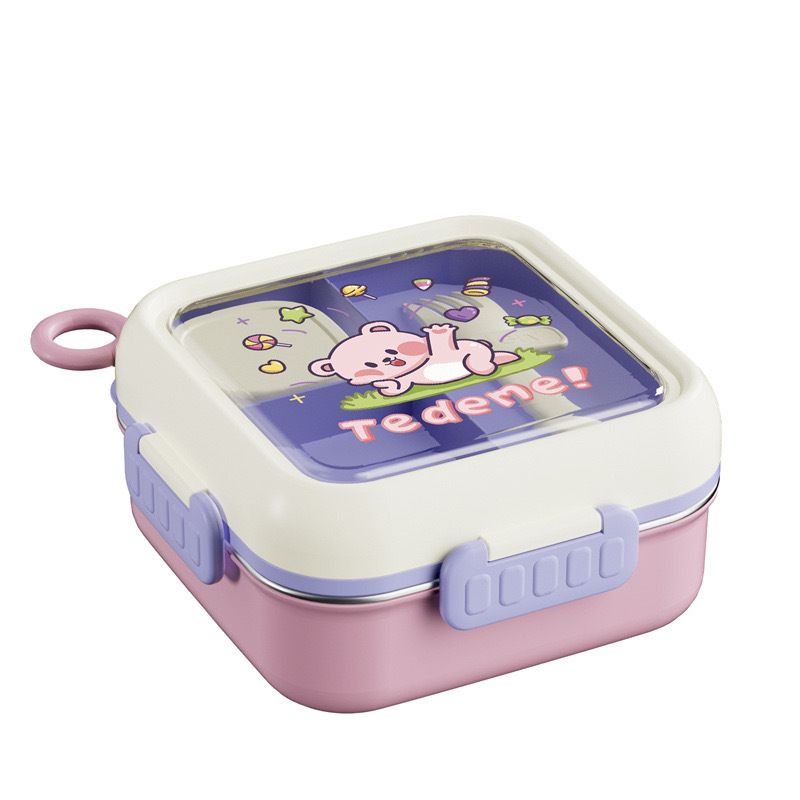 Wholesale 304 Stainless Steel Bento Lunch Box, Bento Style Food Box, Student - 图片 5