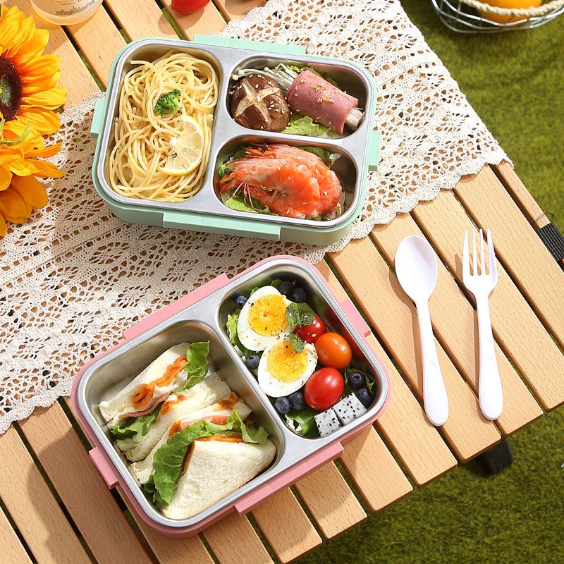Wholesale 304 Stainless Steel Bento Lunch Box, Leak-Proof Lunch Container - 图片 4