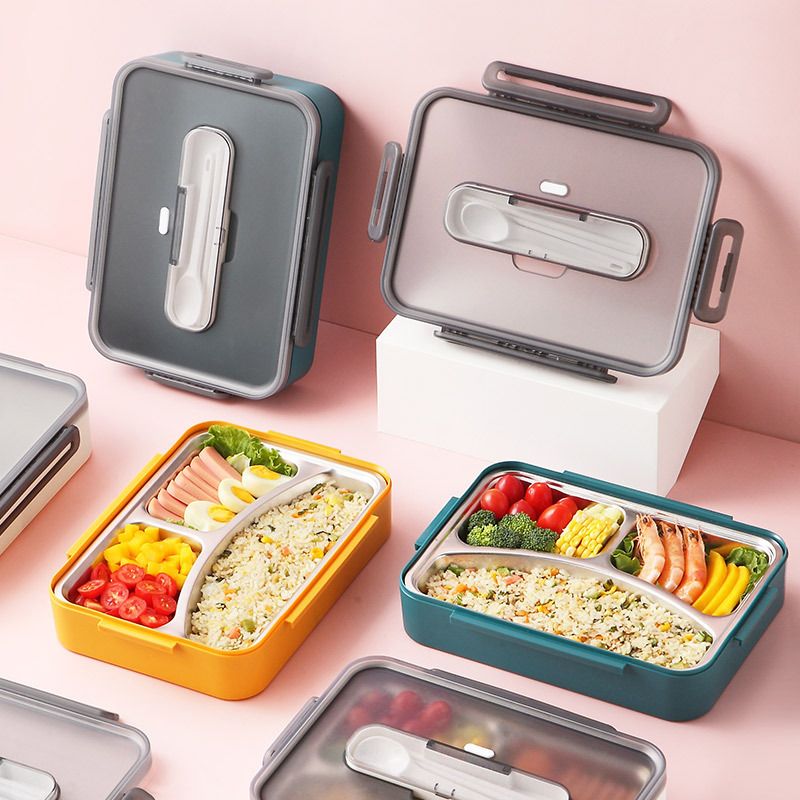 Wholesale 304 Stainless Steel Bento Lunch Box, Compartment, Office