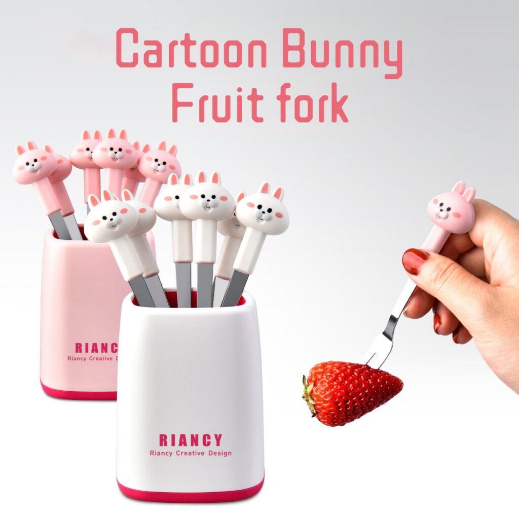 Wholesale Stainless Steel Fruit Fork, Portable Snack Fork