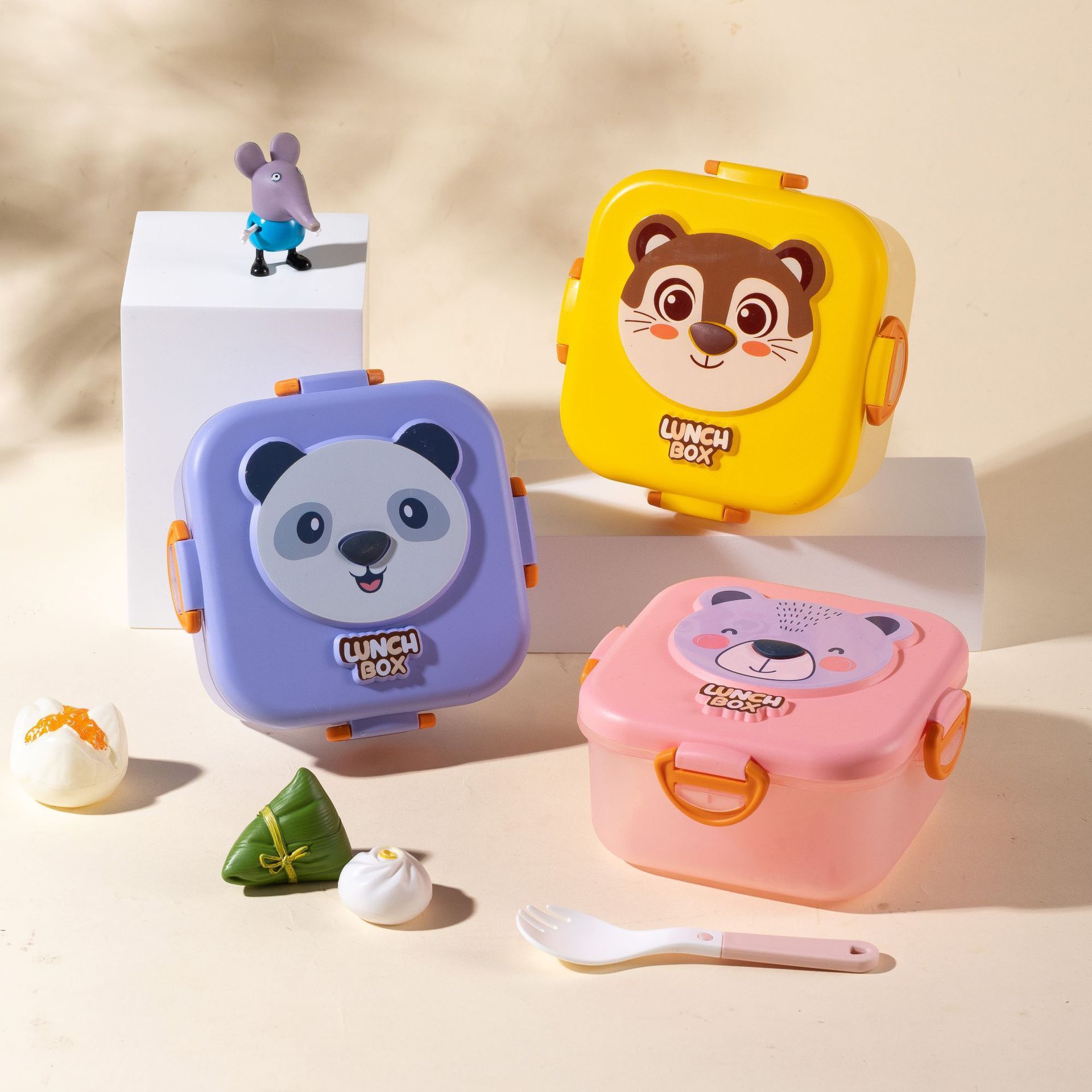 Wholesale Plastic Bento Lunch Box, Transparent for Meal Prep Brands - 图片 2