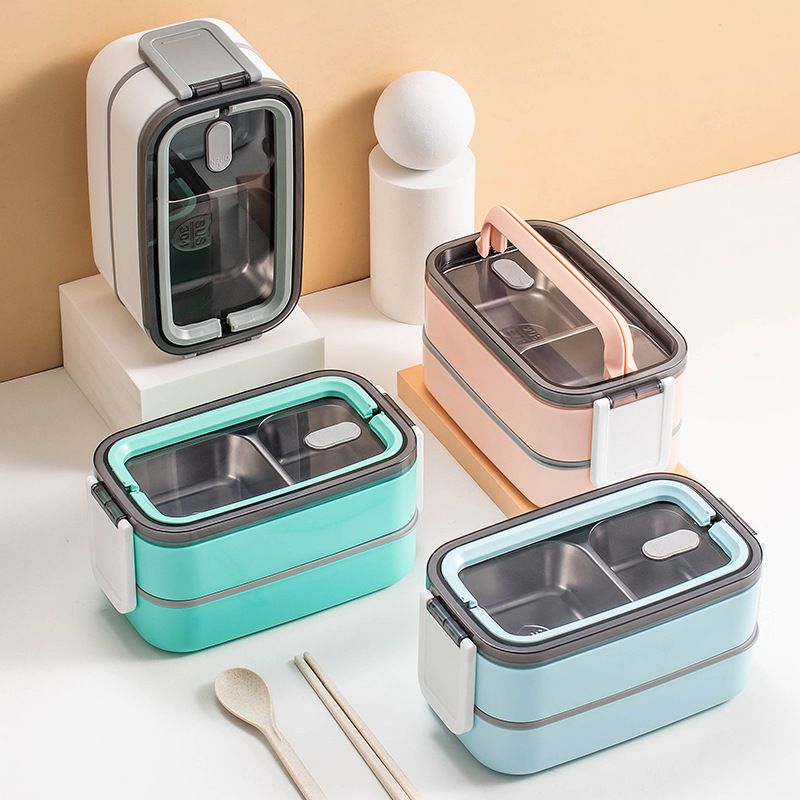 Wholesale 304 Stainless Steel Bento Lunch Box, Portable Meal Prep Container, Student