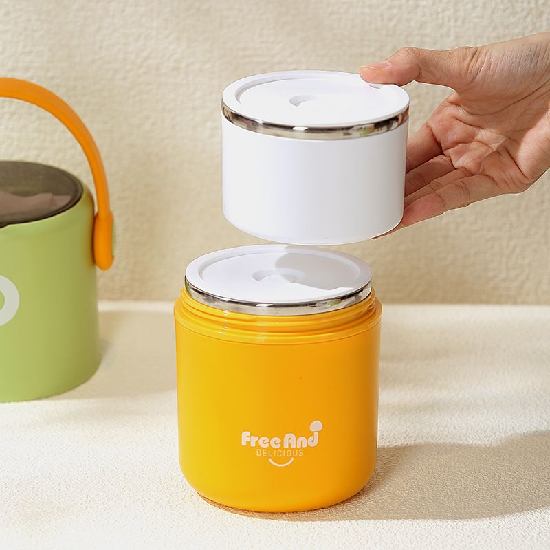 Wholesale 304 Stainless Steel Bento Lunch Box, with Handle Microwave Safe Bento Box - 图片 4