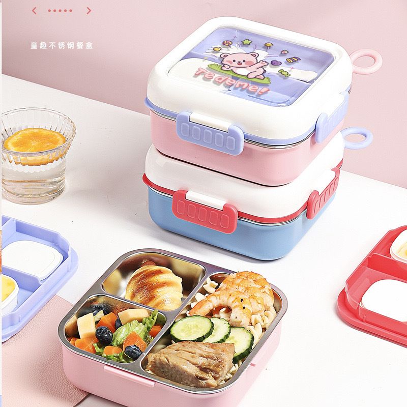 Wholesale 304 Stainless Steel Bento Lunch Box, Bento Style Food Box, Student