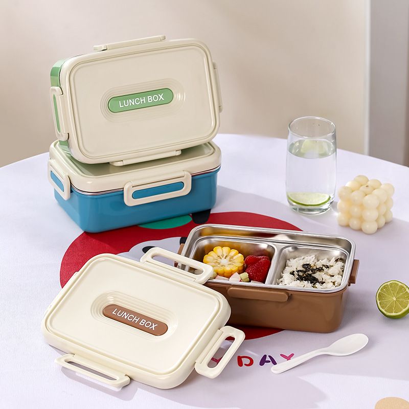 Wholesale 304 Stainless Steel Bento Lunch Box, Stackable Food Container